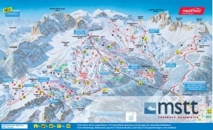 Nassfeld ski map