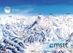 Loser ski map