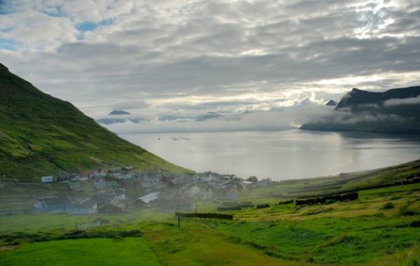 Osada Funningsfjordur na ostrově Eysturoy